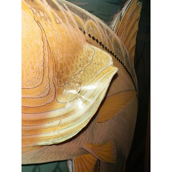 Guy‎ Harvey Signed Art Line Dance #274/950 3D Snook & Amberjack - Picture 15 of 16